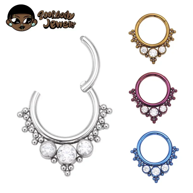 Body Piercing Quality Jewelry - Piercing de Titânio ASTM F136 de