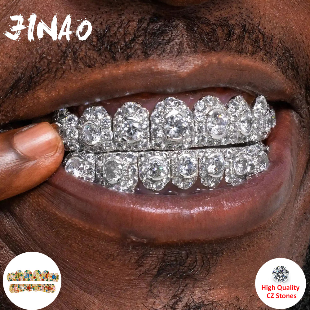 Body Jewelry Changing Kit - JINAO Hip Hop Grillz Completo Cravejado