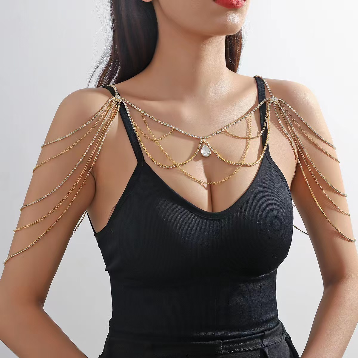 Body Jewelry Hot - Venda quente e strass geométrico explosivo