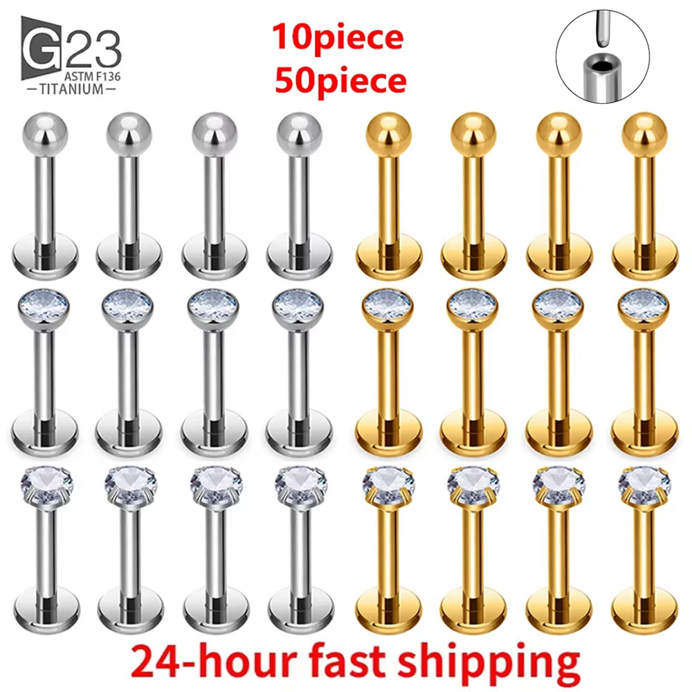 Body Jewelry Changing Kit - G23 Titanium Piercing Brincos Set para