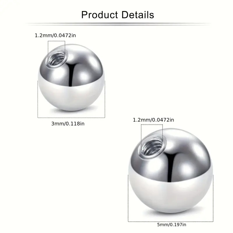 226pcs 16G aço inoxidável & ac - Body Jewelry Replacement Ball avaliação e preço
