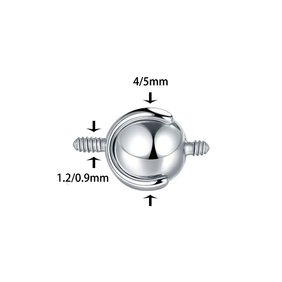 Internamente Rosca Girando Bol - Body Jewelry Replacement Ball avaliação e preço