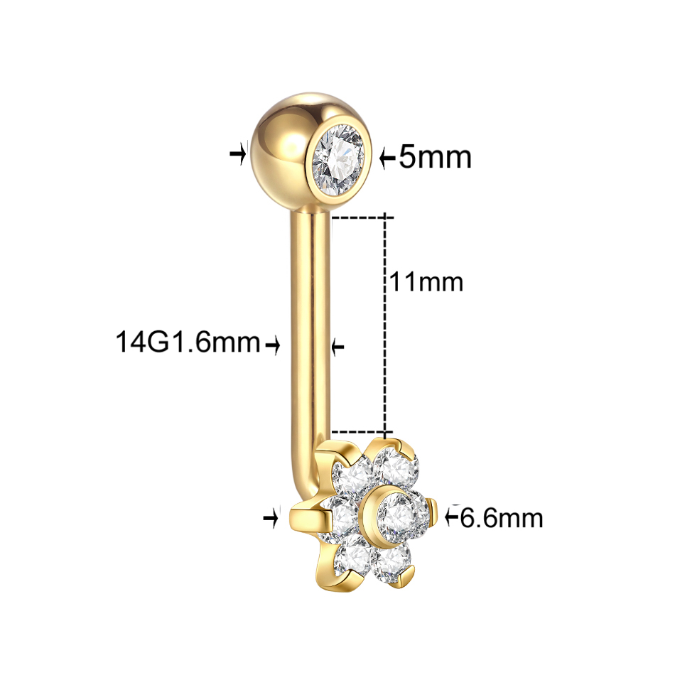 1 peça piercings de capuz vert - Body Jewelry Vch avaliação e preço