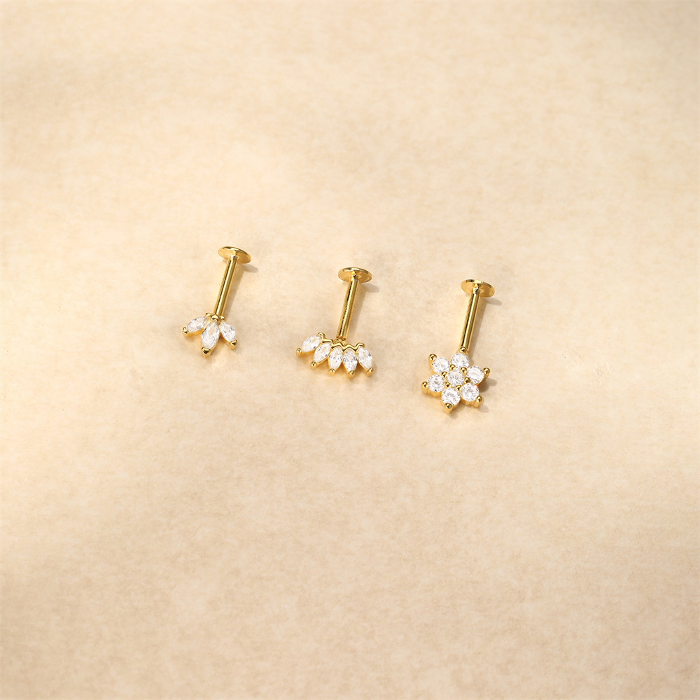 Aide 925 brinco de prata ester - Tragus Flat Back avaliação e preço