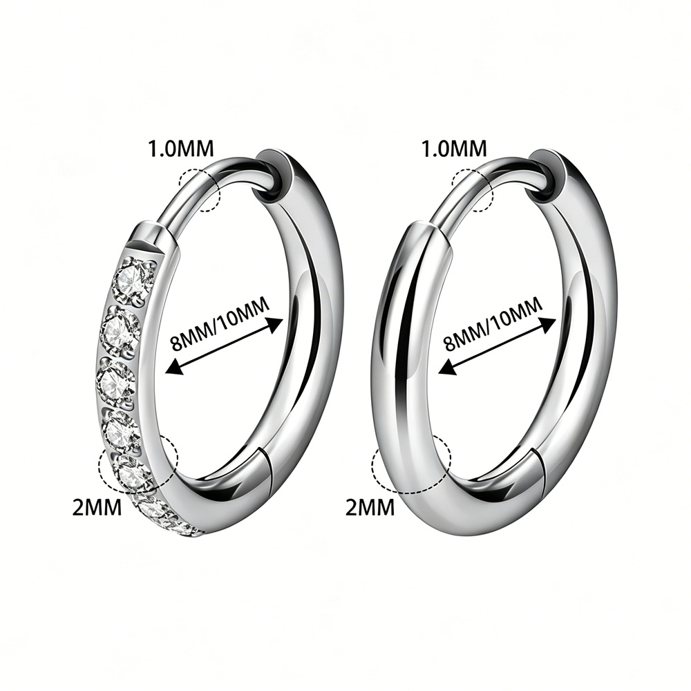 Argola de Titânio ASTM F136 G2 - Body Piercing Quality Jewelry avaliação e preço