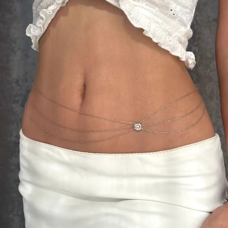 Cinto de Metal Luxuoso Multica - Body Jewelry Hot avaliação e preço