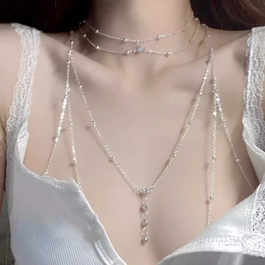 Corrente de corpo feminina par - Body Jewelry Hot avaliação e preço