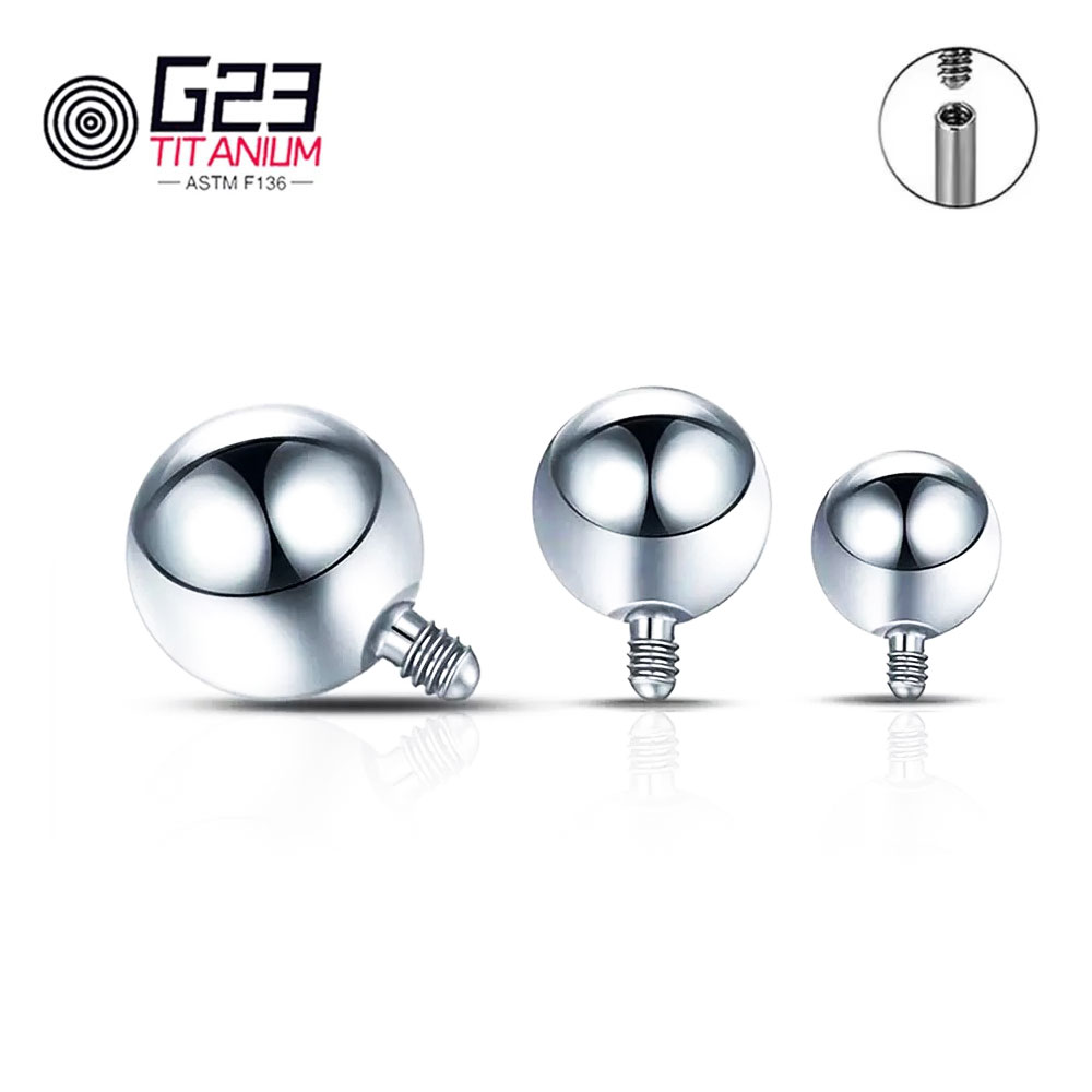 Atacado 10/50 peças de titânio - Body Jewelry Replacement Ball avaliação e preço