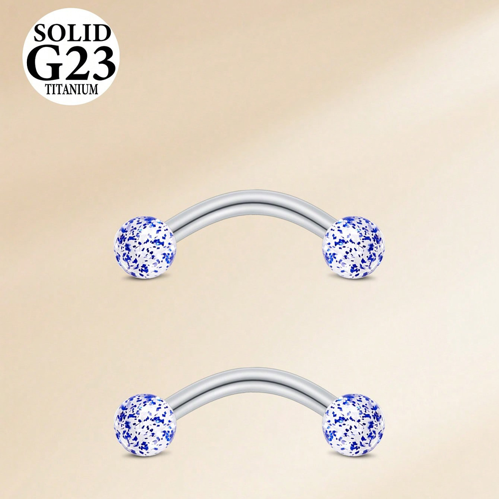 2 Peças 16G 8/10mm Liga de Tit - Body Jewelry Vch avaliação e preço