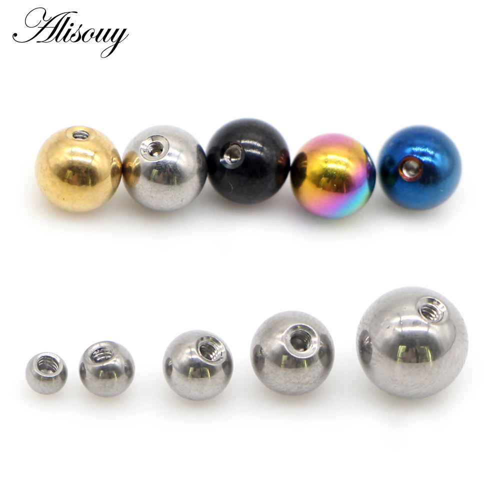 Alisouy 10 peças/lote bolas de - Body Jewelry Replacement Ball avaliação e preço
