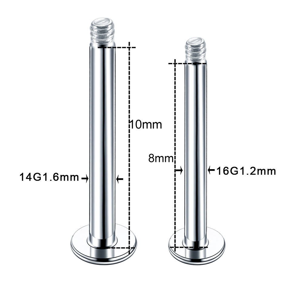 100 pçs/lote brinco de aço bar - Body Jewelry Replacement Ball avaliação e preço