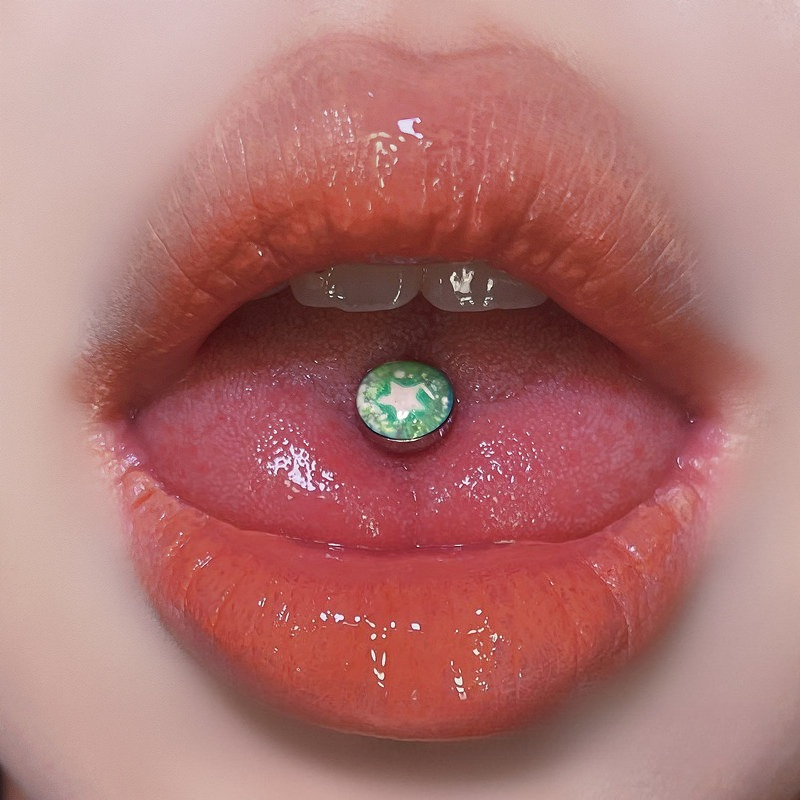 1 Peça Novo Piercing de Língua - Body Piercing Quality Jewelry avaliação e preço
