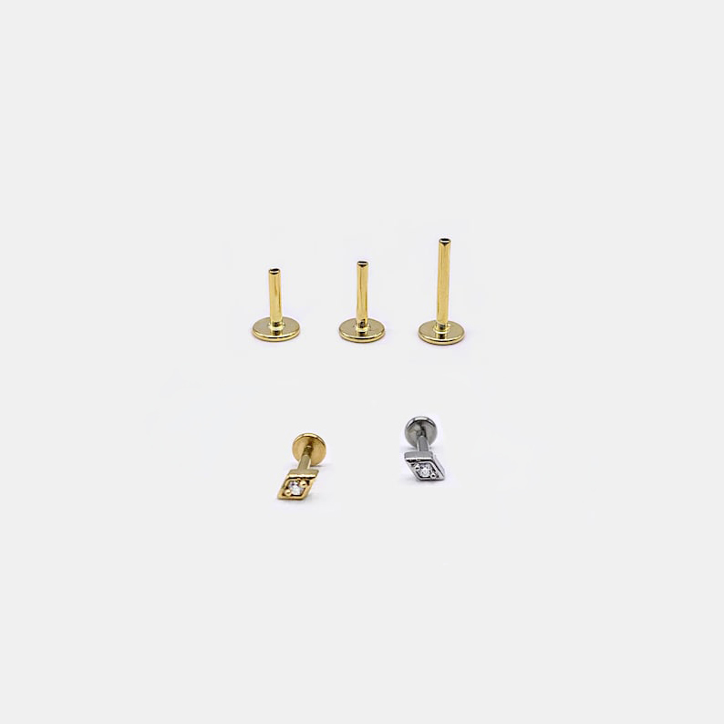 AIDE 1Pc Brinco Pequeno de Pra - Tragus Flat Back avaliação e preço