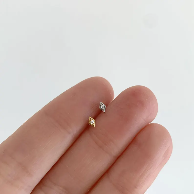AIDE 1Pc Brinco Pequeno de Pra - Tragus Flat Back avaliação e preço