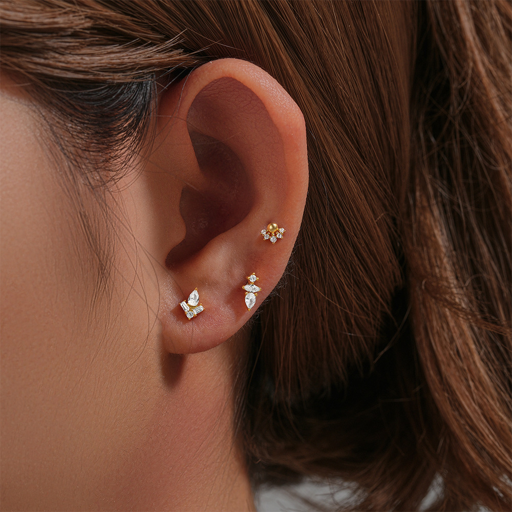 Brinco de cartilagem borboleta - Tragus Flat Back avaliação e preço