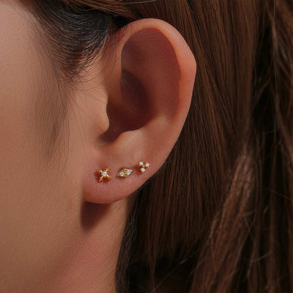 Brinco de cartilagem borboleta - Tragus Flat Back avaliação e preço