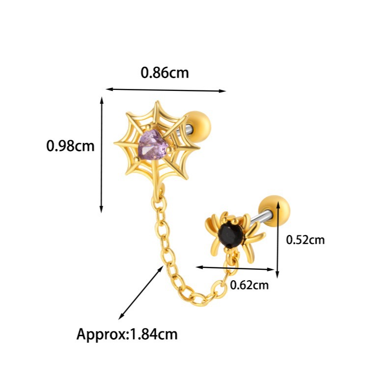 Brinco de Cartilagem Hipoalerg - Tragus Flat Back avaliação e preço