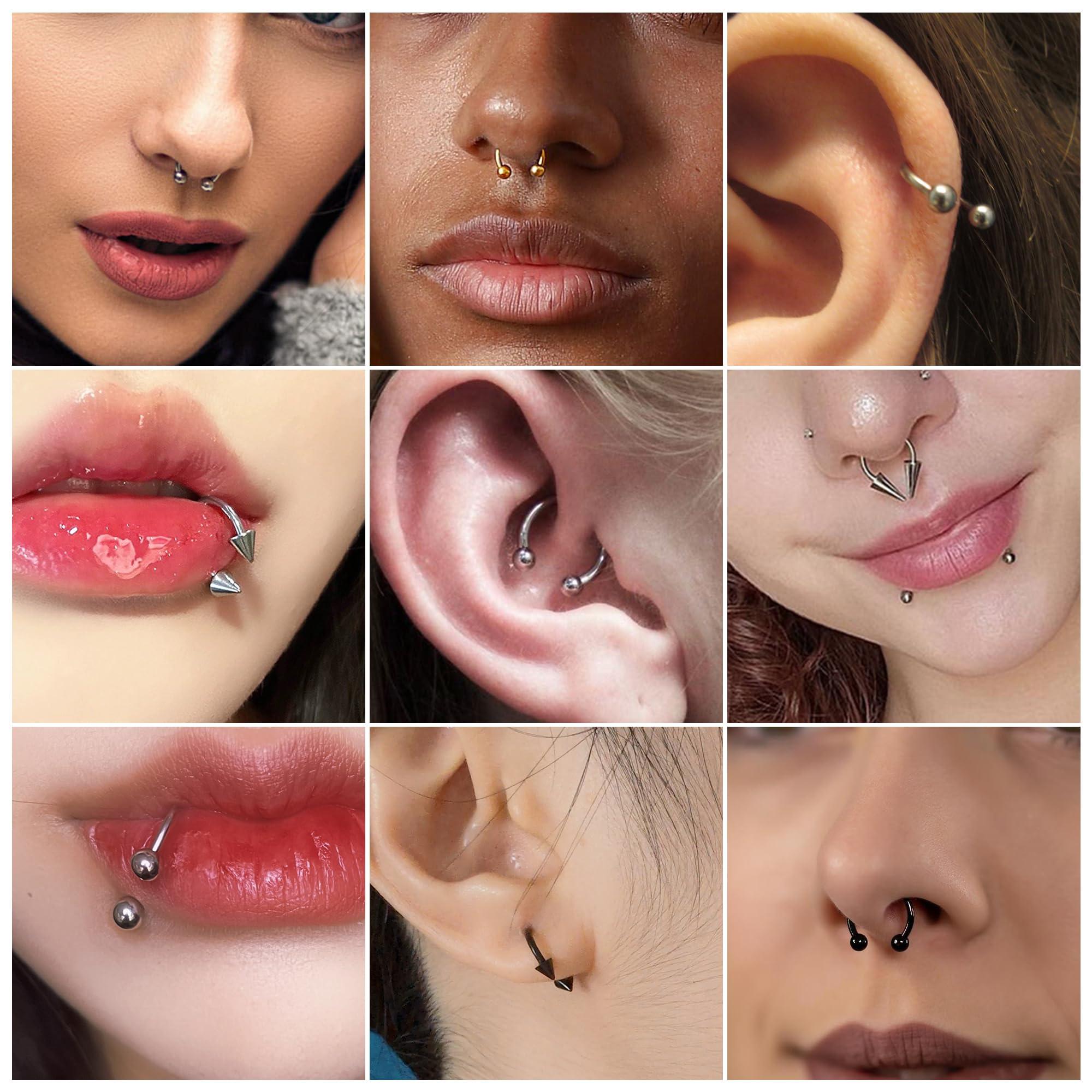 20pcs 16G Anéis de Septo Jóias - Body Jewelry Replacement Ball avaliação e preço