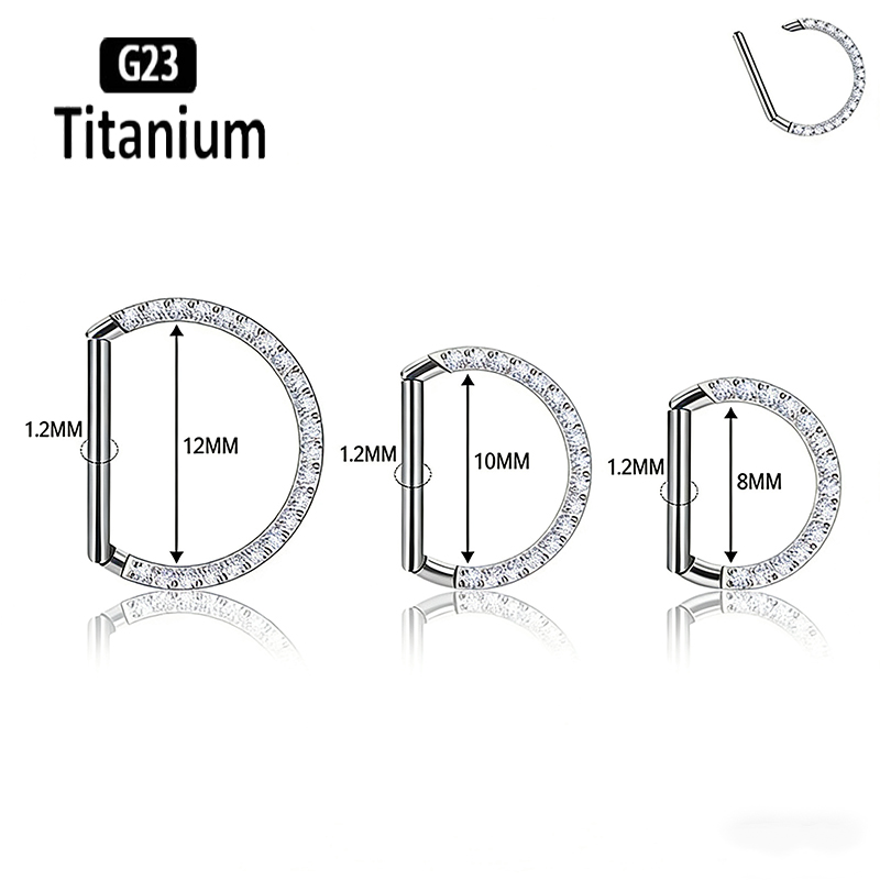 Argolas de Titânio G23 Articul - Rook Curved Barbell avaliação e preço