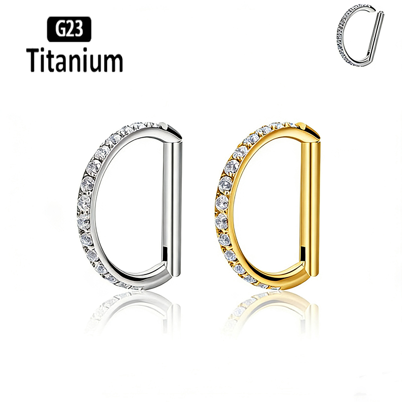 Argolas de Titânio G23 Articul - Rook Curved Barbell avaliação e preço
