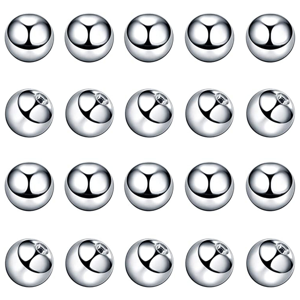 Bolas de substituição de aço c - Body Jewelry Replacement Ball avaliação e preço