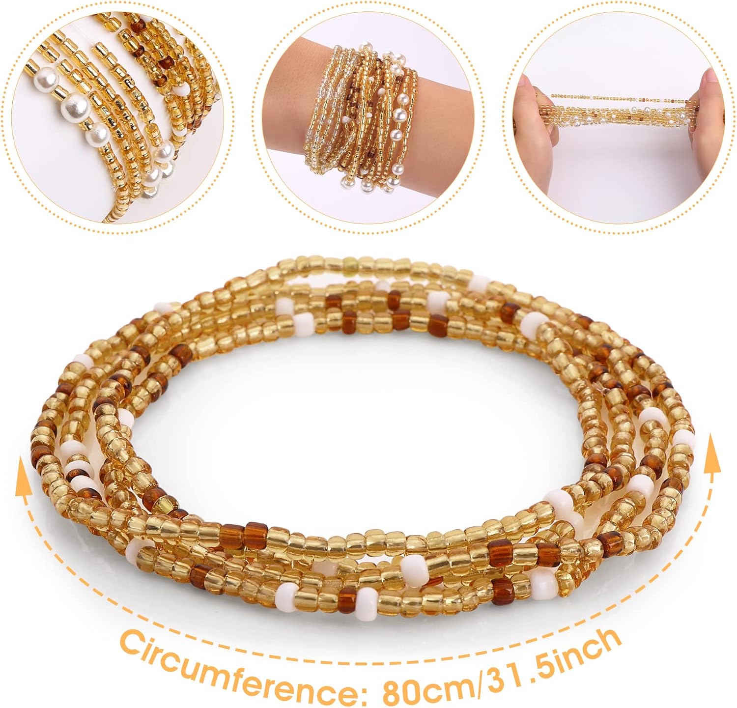 Conjunto de Correntes de Cintu - Body Jewelry Changing Kit avaliação e preço