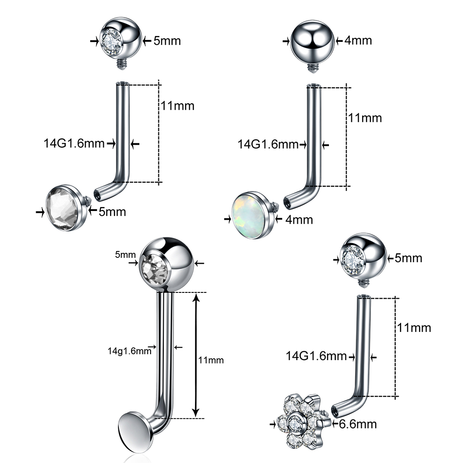 1 peça piercings de capuz vert - Body Jewelry Vch avaliação e preço