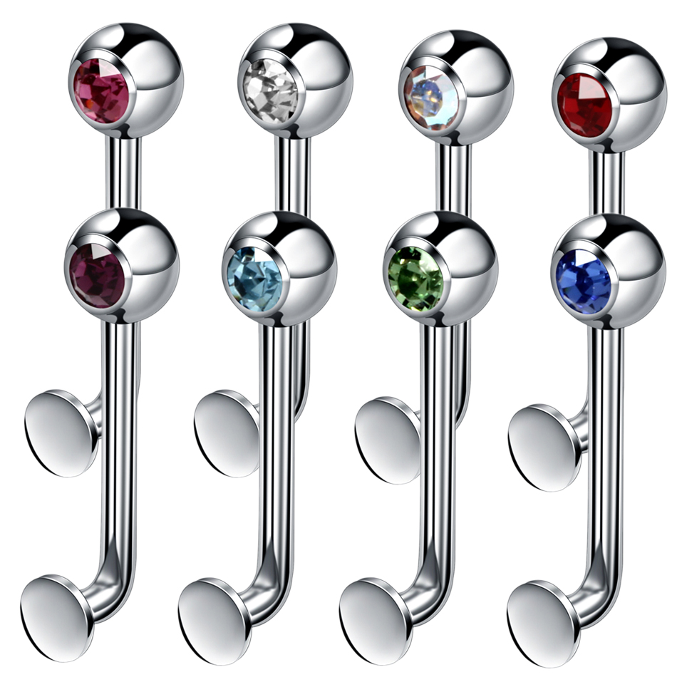 1 peça piercings de capuz vert - Body Jewelry Vch avaliação e preço