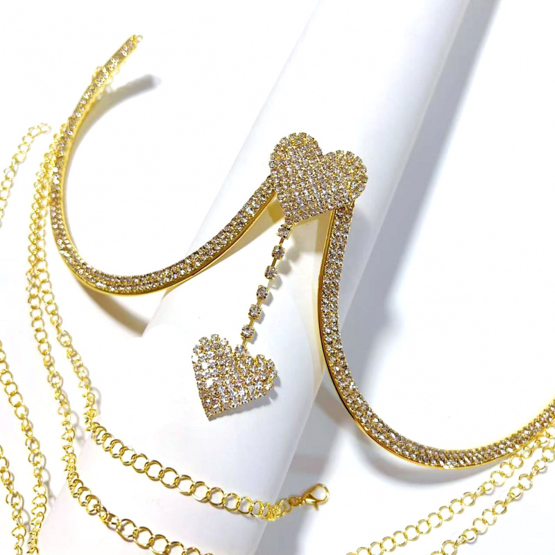 Novo conjunto de corrente de c - Body Jewelry Hot avaliação e preço