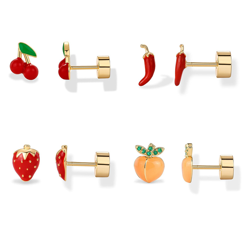 Brincos de cartilagem para mul - Tragus Flat Back avaliação e preço