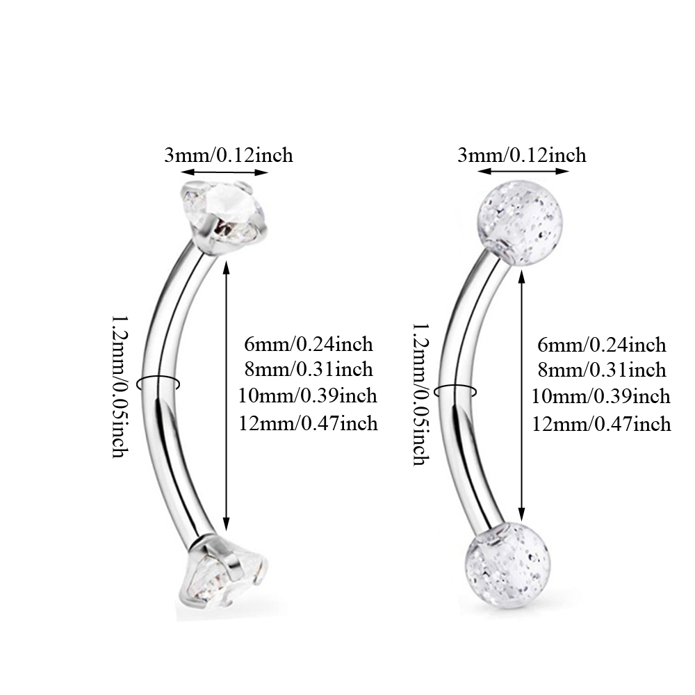 Anéis de perfuração de sobranc - Rook Curved Barbell avaliação e preço