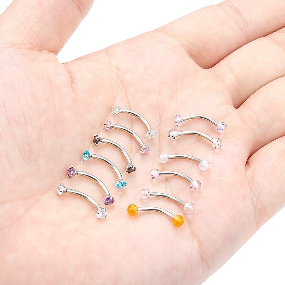 Anéis de perfuração de sobranc - Rook Curved Barbell avaliação e preço