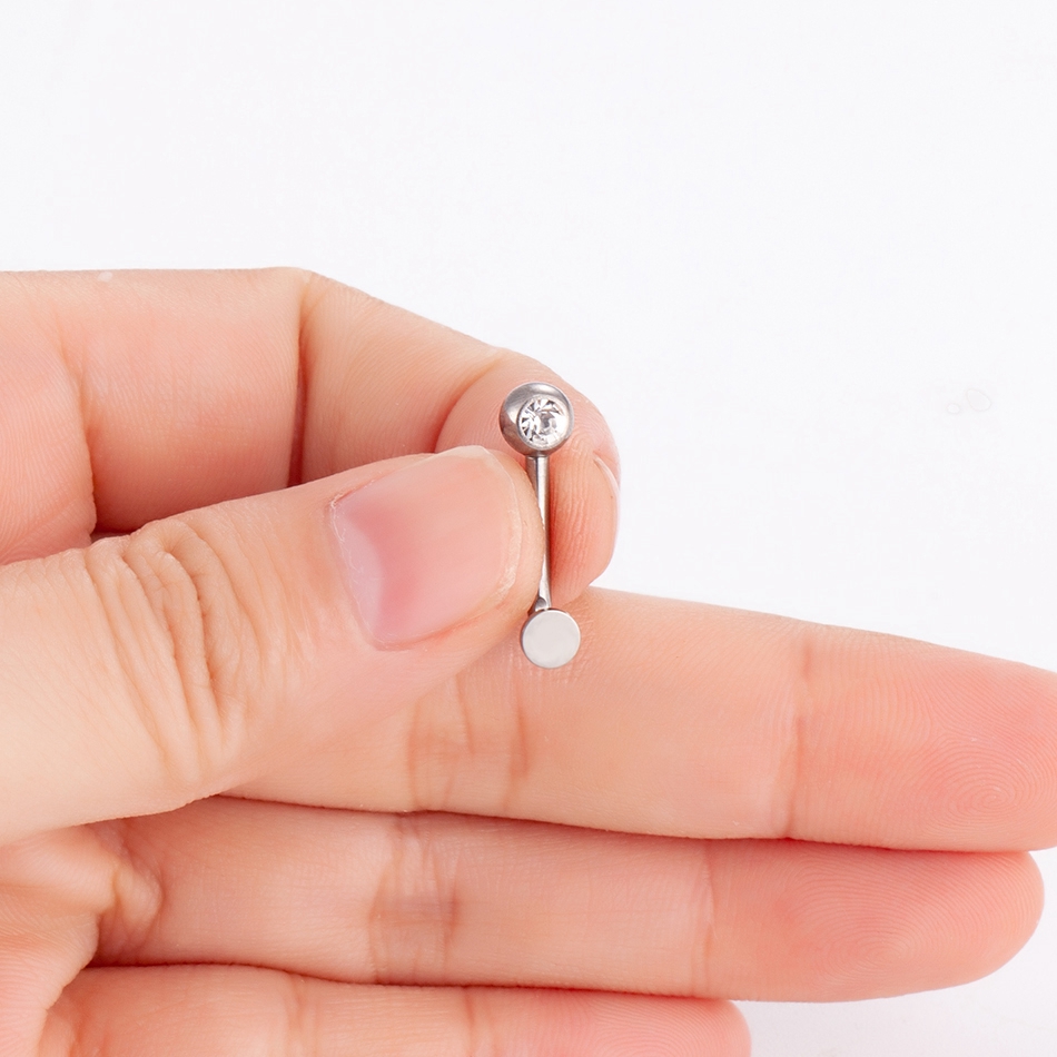 Piercing lábio de titânio com  - Body Jewelry Vch avaliação e preço