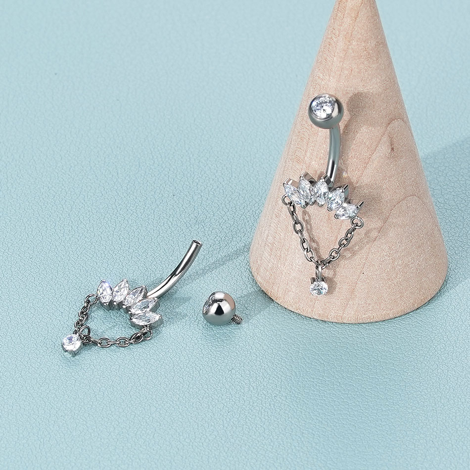 Anéis de umbigo de titânio com - Body Jewelry Changing Kit avaliação e preço