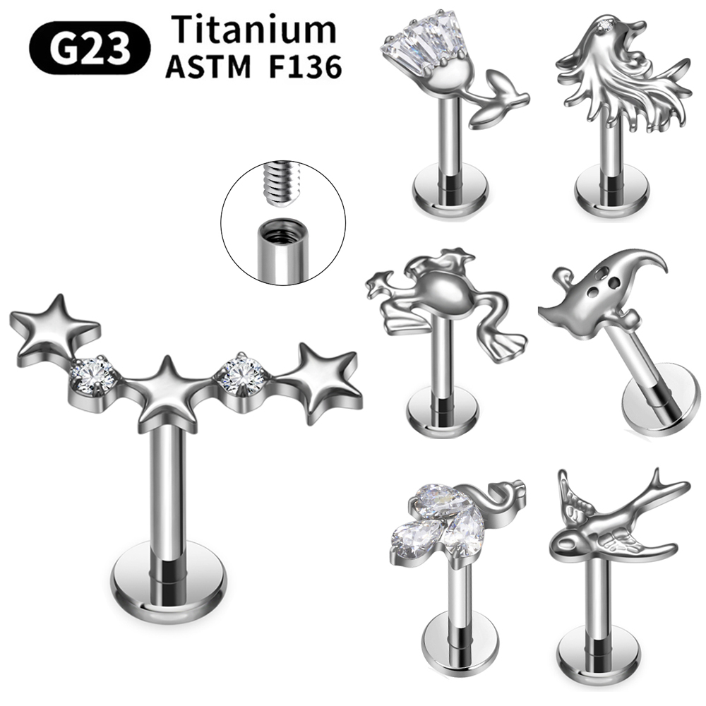 Conjunto de brincos de titânio - Body Jewelry Changing Kit avaliação e preço