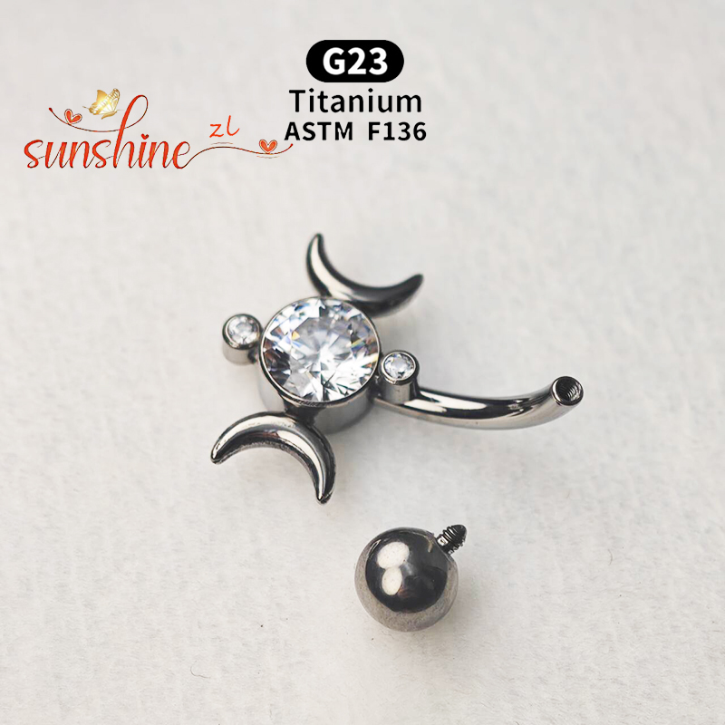 1 peça joia piercing de titâni - Body Jewelry Vch avaliação e preço