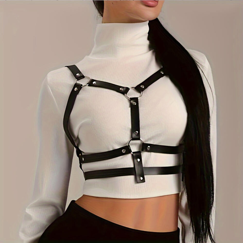 Arnês de Cintura Duplo com Alç - Body Jewelry Hot avaliação e preço