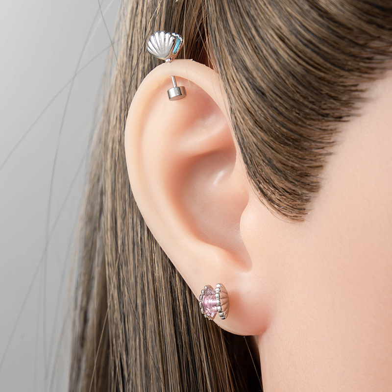 Brincos de Titânio, Cobre 20G  - Flat Back Labret Stud avaliação e preço