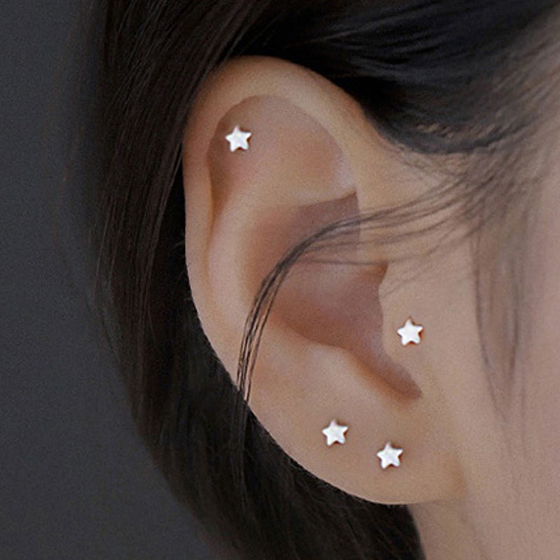 Mini brincos de aço inoxidável - Tragus Flat Back avaliação e preço
