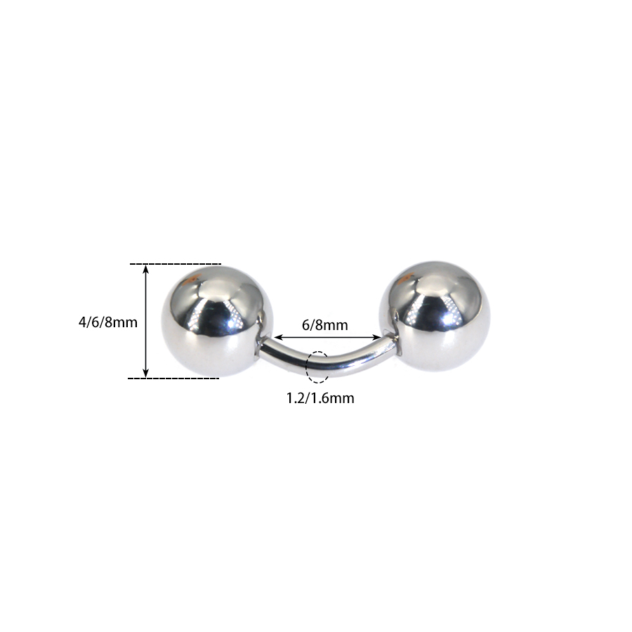 Barbell de Aço Cirúrgico para  - Body Jewelry Vch avaliação e preço