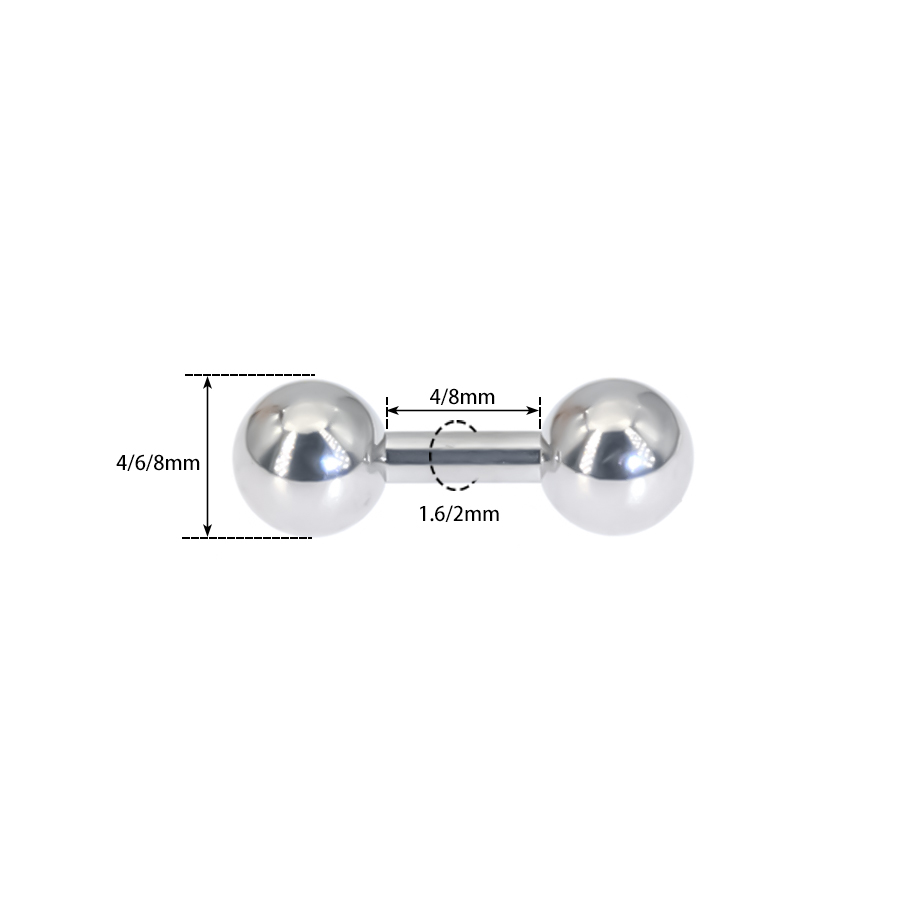 Barbell de Aço Cirúrgico para  - Body Jewelry Vch avaliação e preço