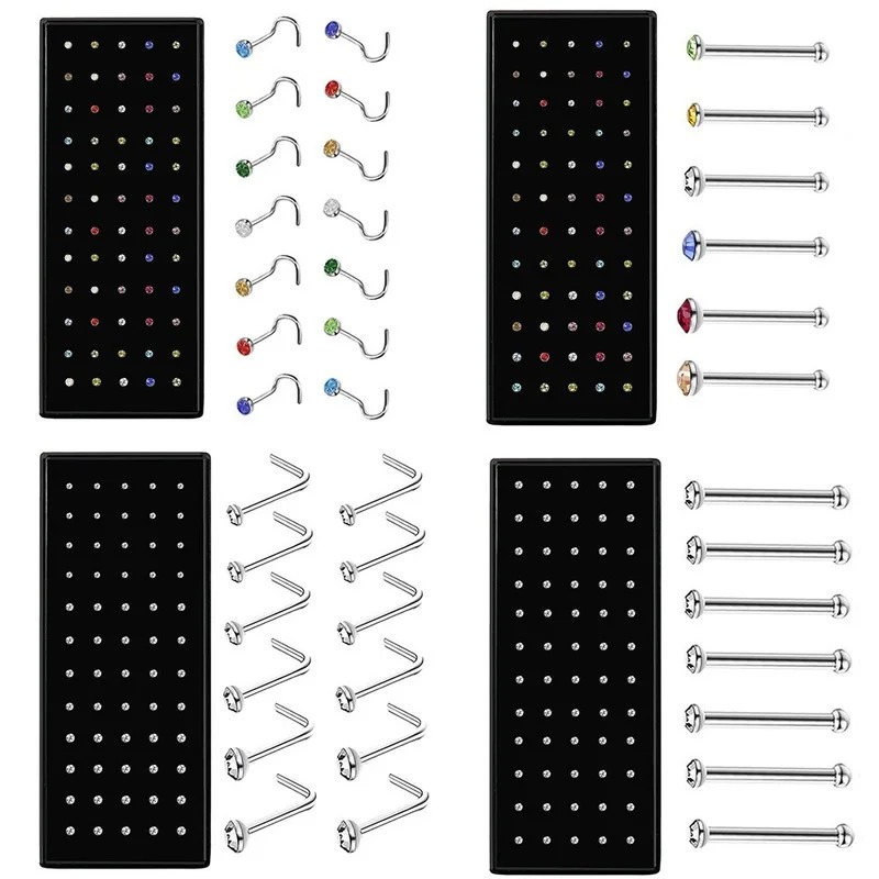 40/60 peças de aço inoxidável  - Body Jewelry Changing Kit avaliação e preço