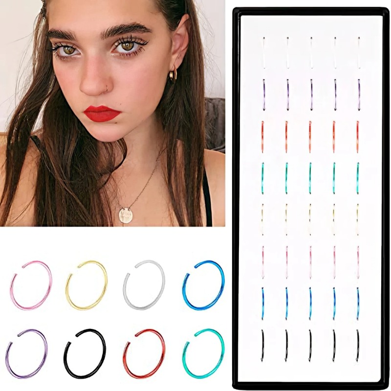 40/60 peças de aço inoxidável  - Body Jewelry Changing Kit avaliação e preço