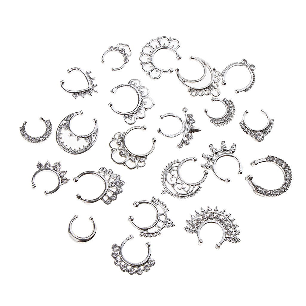 Venda quente 21/3 pçs nariz fa - Body Jewelry On Sale avaliação e preço
