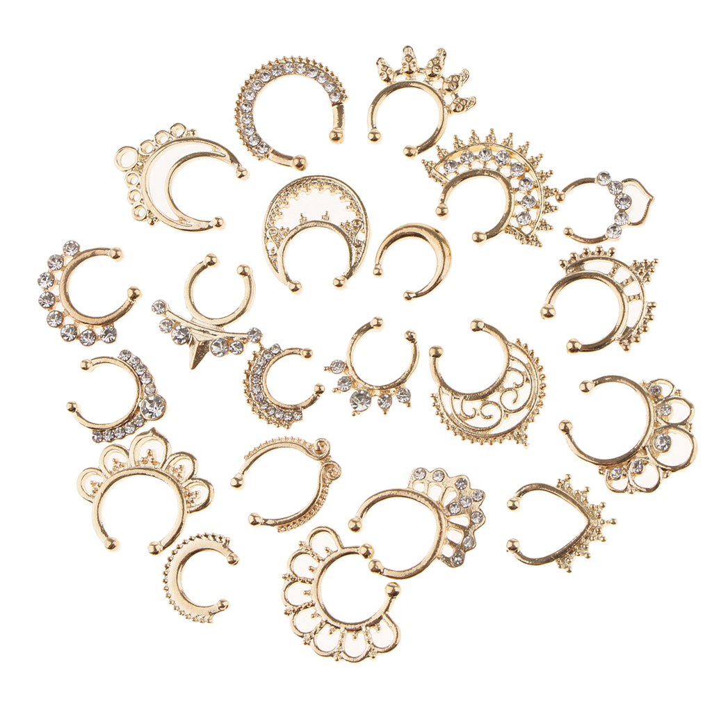 Venda quente 21/3 pçs nariz fa - Body Jewelry On Sale avaliação e preço